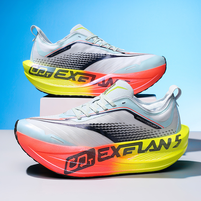 Carbon Plate Marathon Racing Shoes - Professionelle Marathon-Laufschuhe mit Carbonplatte, Unisex, atmungsaktiv,