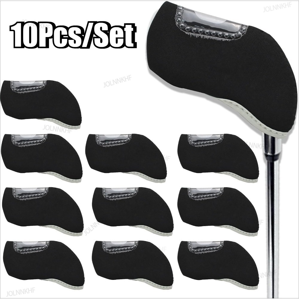 Heels - Golfschlägerhülle mit Sichtfenster, 10 Stück Golfhüllen,