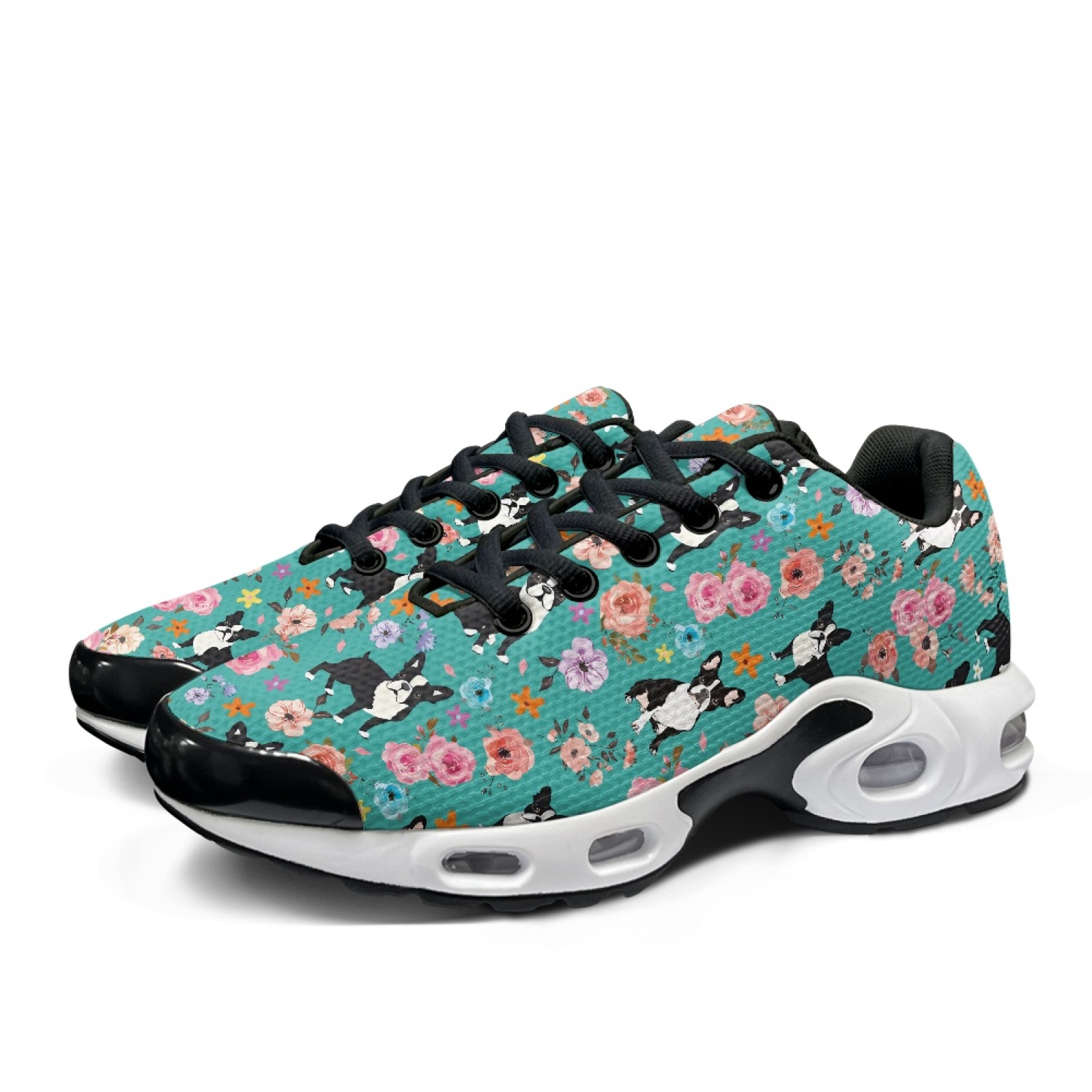 PENSTROLL Floral Boston Terrie – Knit Fabric Lace Up Sneakers Bewertung und Preis