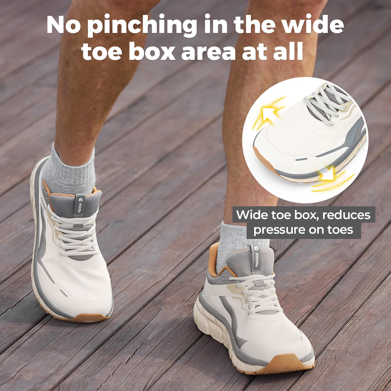 FitVille Extra Breite Zehenpar – Wide Toe Box Running Sneakers Bewertung und Preis