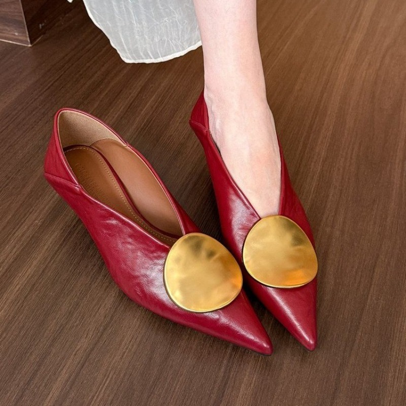 2025 frühling Sommer Spitz Sch – Women'S Shoes Bewertung und Preis