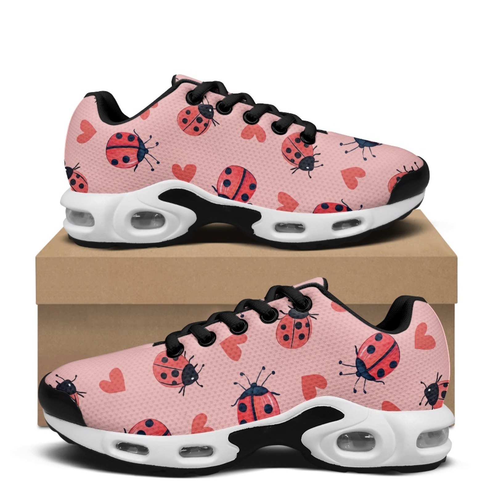 PENSTROLL Ladybug Heart Fashio – Knit Fabric Lace Up Sneakers Bewertung und Preis